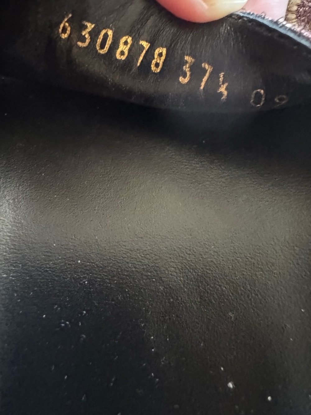 Gucci 💯% Authentic chunky GG Canvas Slide Mules with Black Footbed - Size 37 1/2 - Picture 11 of 11